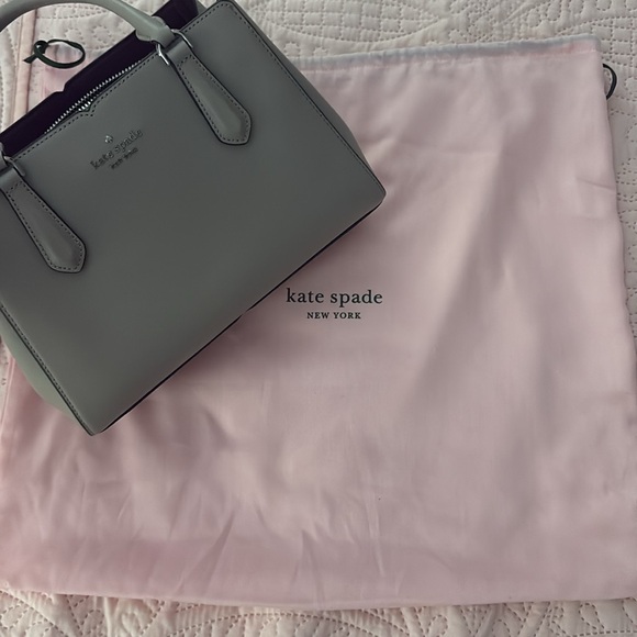 Kate Spade Gray Leather Handbag - Picture 10 of 11